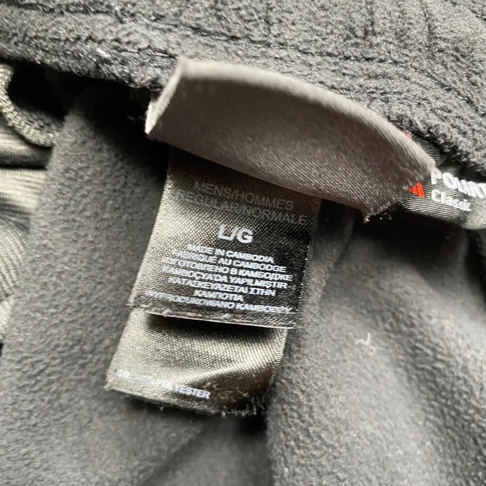 The North Face Fleece Pants Mens L Black Polartec Classic Lounge Hiking